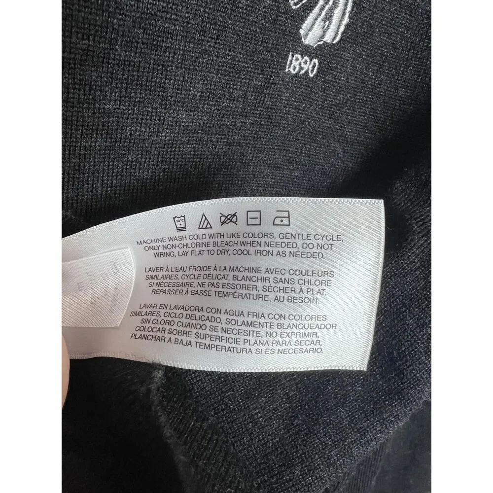 Greg Norman Men's Long Sleeve Crew Neck Pullover Wool Sweater Size XXL Gray